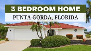 Waterfront 3 Bedroom 2 Bathroom Home Intersecting Canal Views Bird Section of Punta Gorda Isles