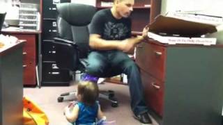 Genesis Mia At Daddys Work