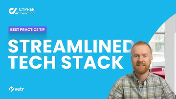 VETR, CYPHER LMS tips, Streamlined tech stack