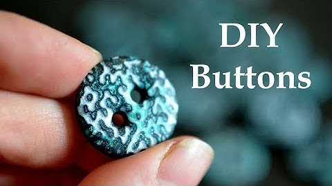 Mokume Gane Polymer Clay Buttons Tutorial: Create Your Own in Minutes!