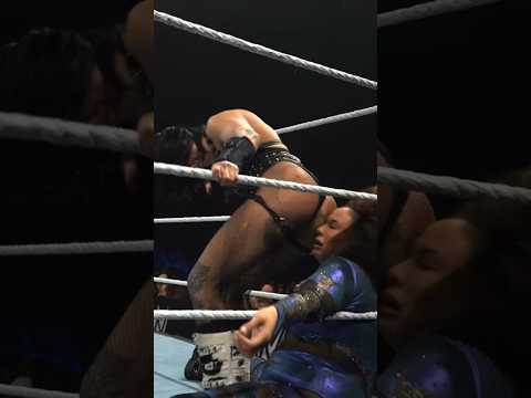 Rhea Ripley hits Nia Jax with a stinkface