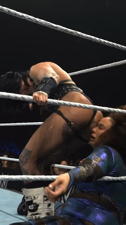 Rhea Ripley hits Nia Jax with a stinkface