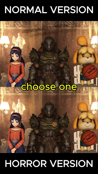 Choose One ๐ฑ Mita or Isabelle // Monster 1 or 2 Doom x Miside Animation #memes #doom #miside