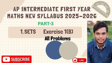 AP INTER MATHS NEW SYLLABUS/CHAPTER-1/SETS/EXERCISE 1(B)/All PROBLEMS/PART-3.