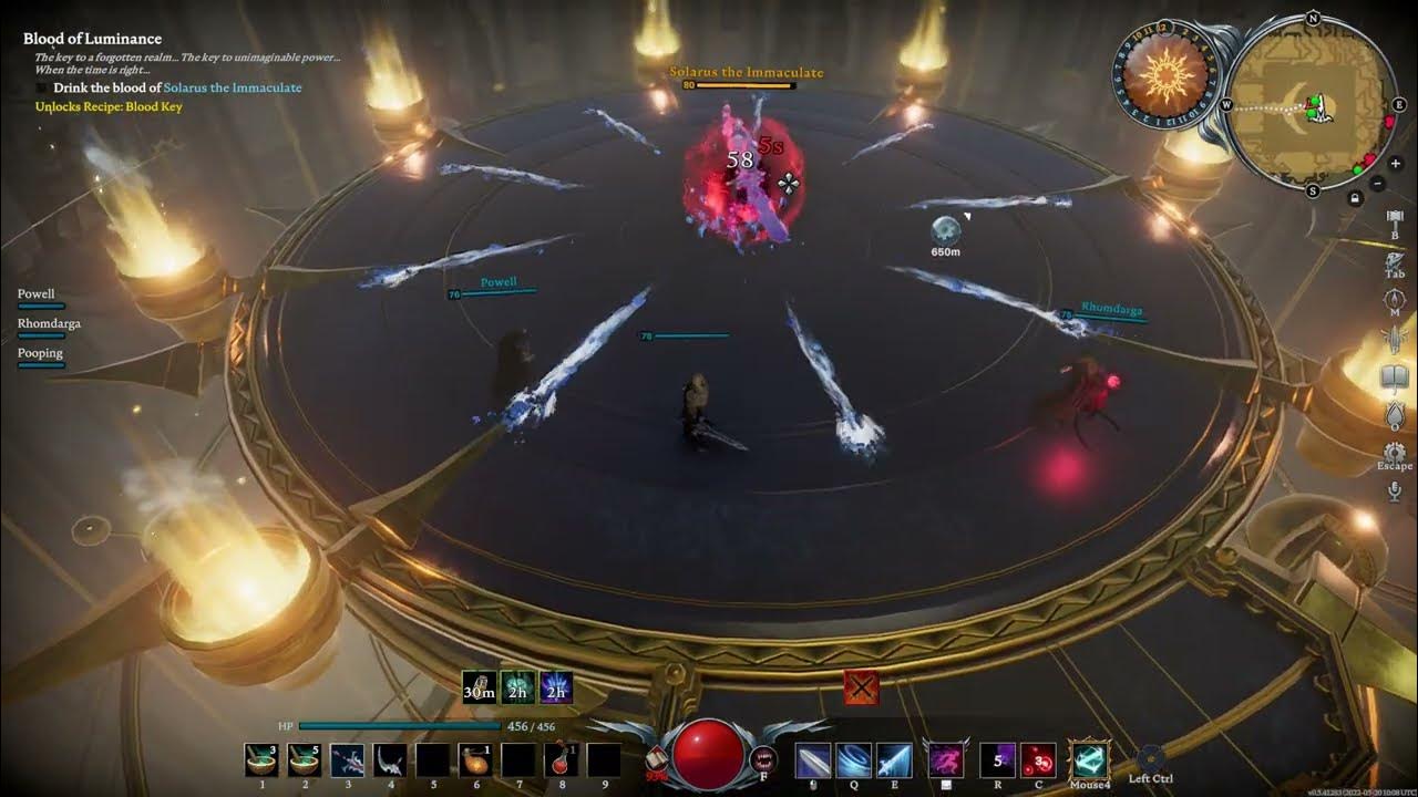 V Rising Full Loot PvP Official Server Solarus Boss Fight (Last Boss