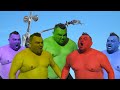 Team Hulk VS Metal Siren Head 