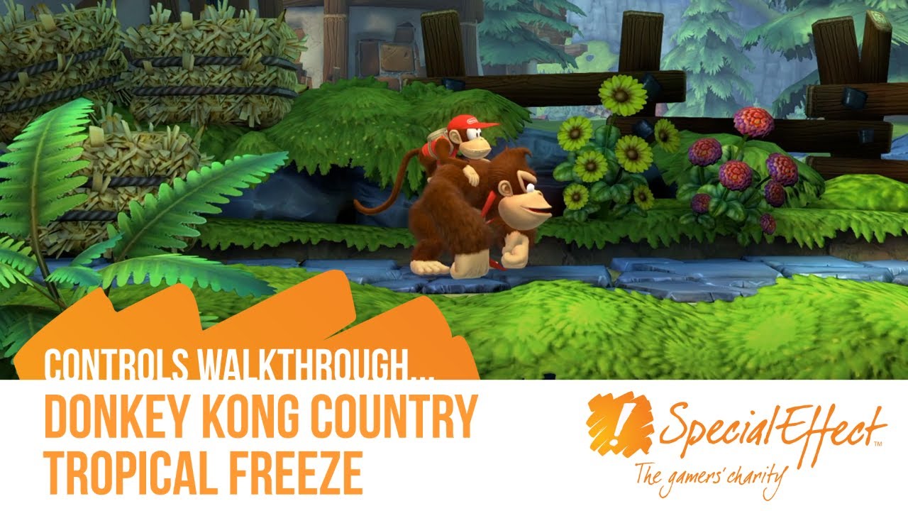 Donkey Kong Country Tropical Freeze  GameAccess Controls Walkthrough 