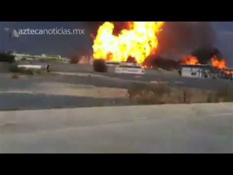 Revelan nuevo video de explosión en complejo de Pemex