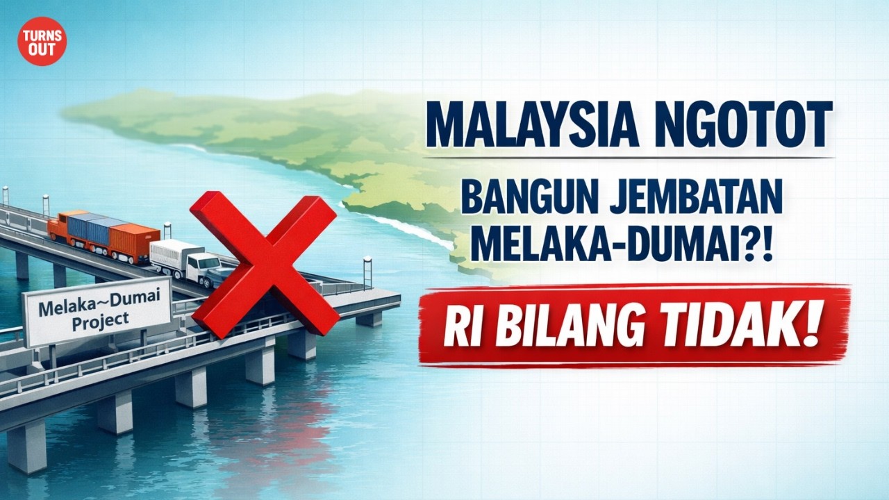 🚨MALAYSIA MAU BANGUN JEMBATAN MELAKA-DUMAI?! INDONESIA TOTAL MENOLAK!