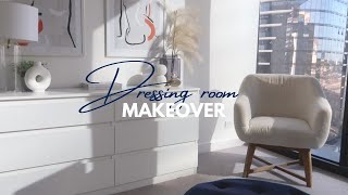 DRESSING ROOM MAKEOVER! Organising + IKEA! Living in Australia! screenshot 5