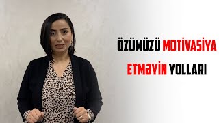 Motivasiya nədir və özümüzü necə motivasiya edə bilərik? - Layfkoaç Günay Hüseynli