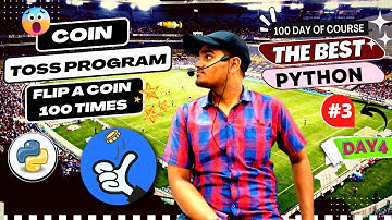 virtual coin toss program it will randomly tell the user "heads" or "tails" in #python #programming