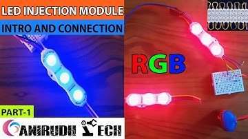 RGB LED injection module introduction and connection