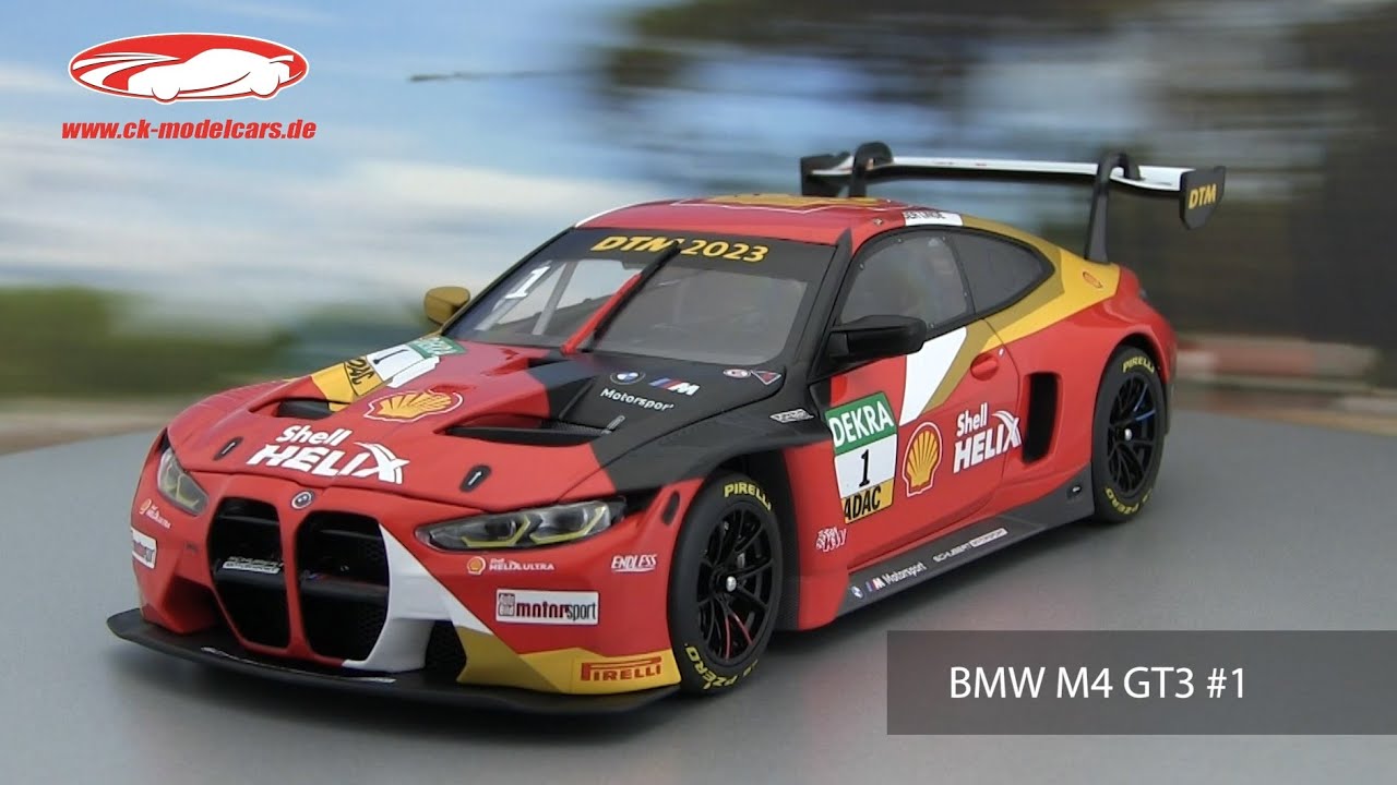Minichamps 1:18 BMW M4 GT3 #1 DTM 2023 Sheldon van der Linde Team  
