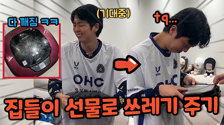 Doljam Ji-hwan hyung gave me broken home appliances as a housewarming gift and made me really mad...
