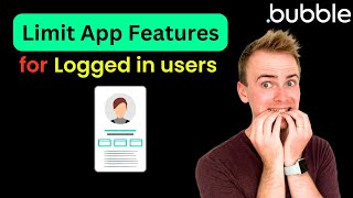 Limit App Features to Logged In Users on Bubble #bubble #nocode #tutorial