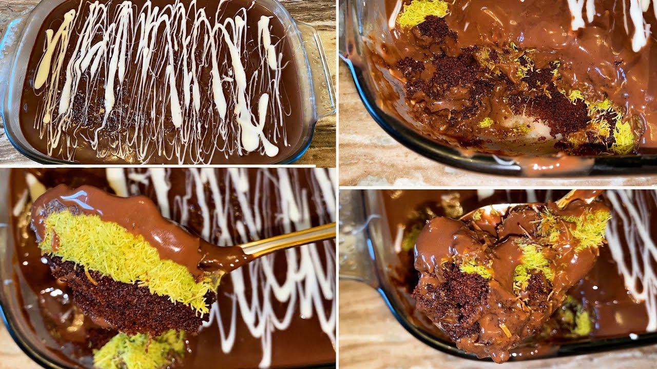 كيكه الهبه😋🍫تريند بلبن الجديد اللي بجد رهيبه بطريقة سهلة واقتصادية