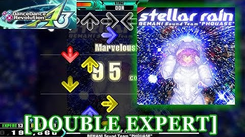 【DDR A3】 stellar rain [DOUBLE EXPERT] 譜面確認＋クラップ