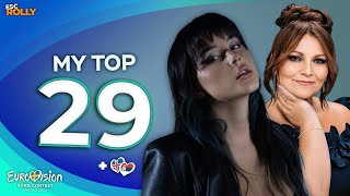 Eurovision 2024 My Top 29 - New 