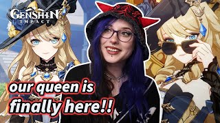 SHE'S SO COOL! Character Demo "Navia: Unofficial Operation" + Teaser REACTION | Genshin Impact
