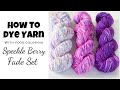 Dye Yarn With Food Coloring | Speckle Berry Fade Set