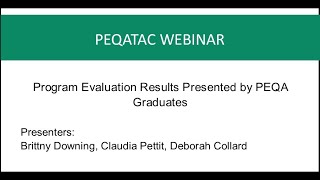 Famous Program Evaluation Results Presented by PEQA Graduates 8.18.20 Net Worth