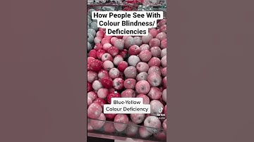 Thumbnail of How Color Blind People See the World #shorts 👓