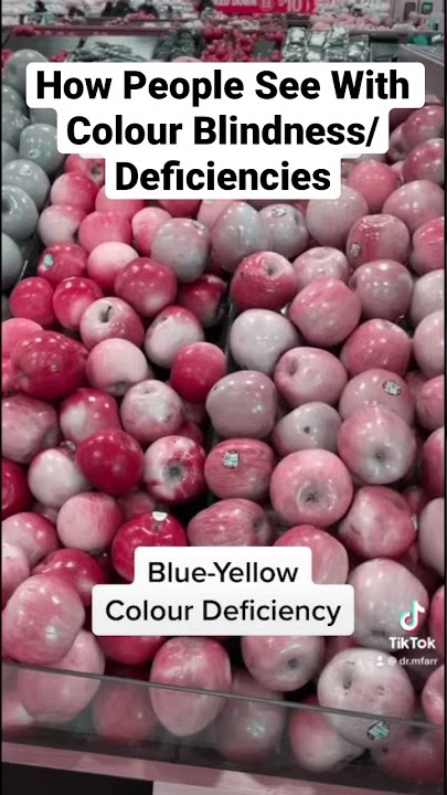 How Color Blind People See the World #shorts 👓
