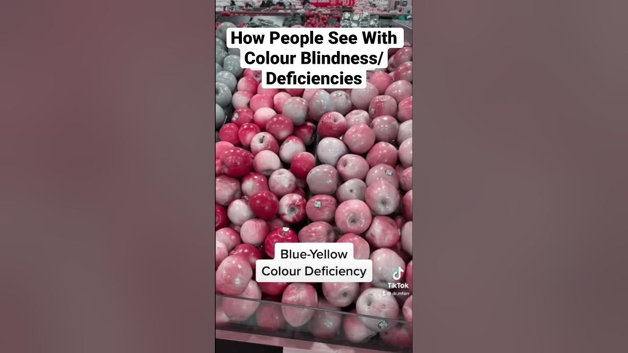 How Color Blind People See the World #shorts 👓