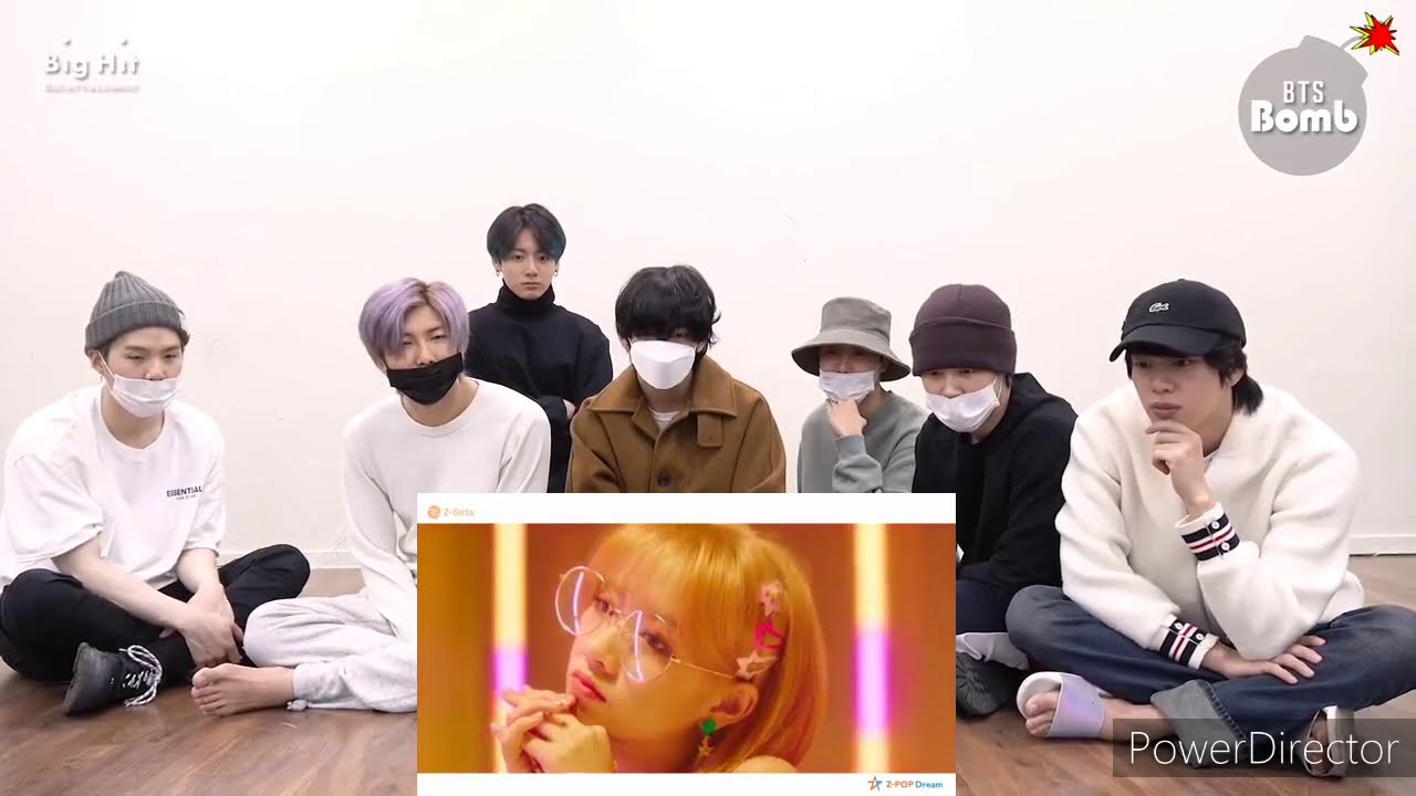 BTS react to Zgirls 