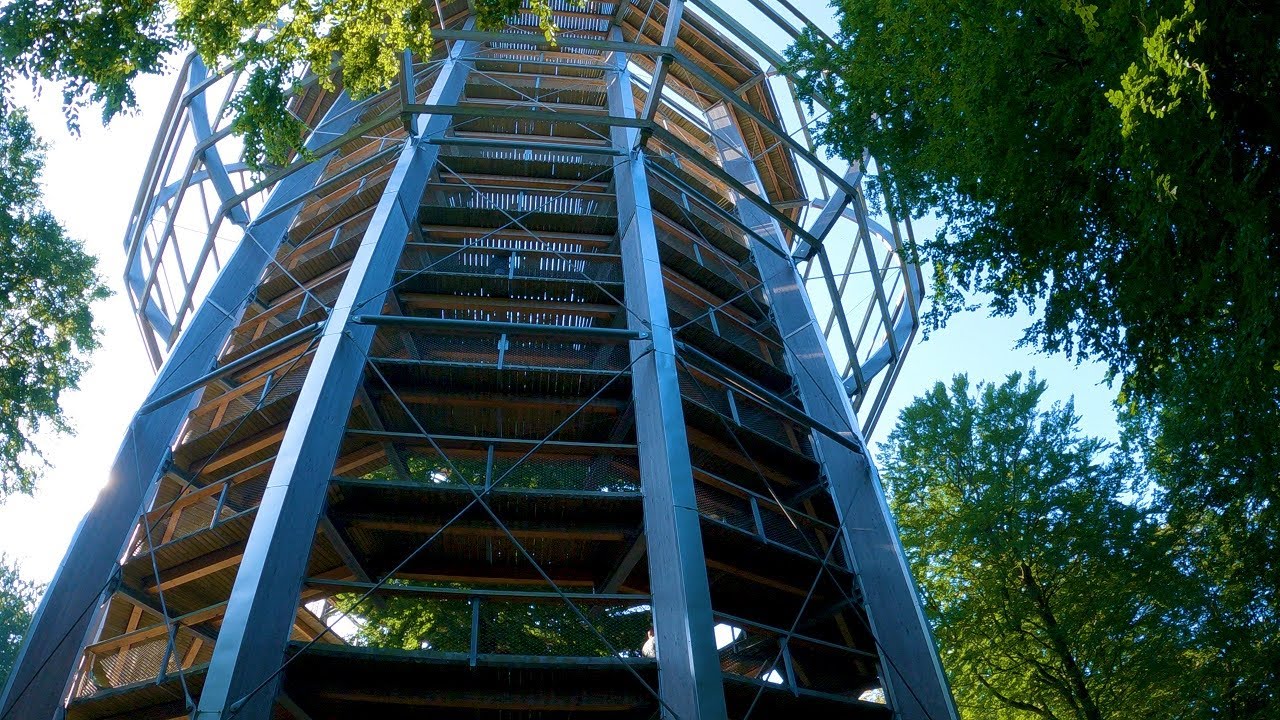 2021 September Treetop Walk Naturerbe Zentrum Rügen Baumwipfelpfad Binz Germany