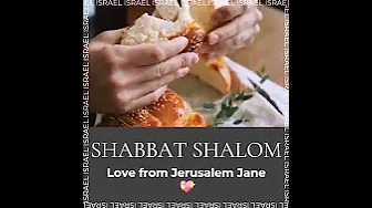 Shabbat Shalom from the majestic nation of Israel.