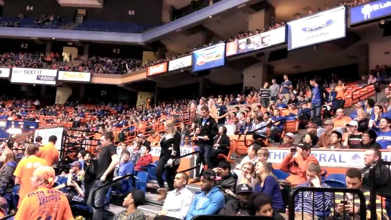 Spartans Jam at the Boise State Basketball game YouTube