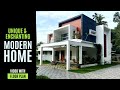 Unique &amp; Enchanting Kerala Home Design | Modern Contemporary box elevation | Shelter Living