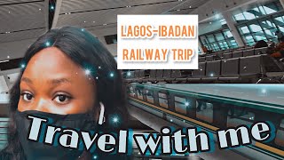 Taking the new train transportation system from Lagos to Ibadan | My first vlog | Travel with me.