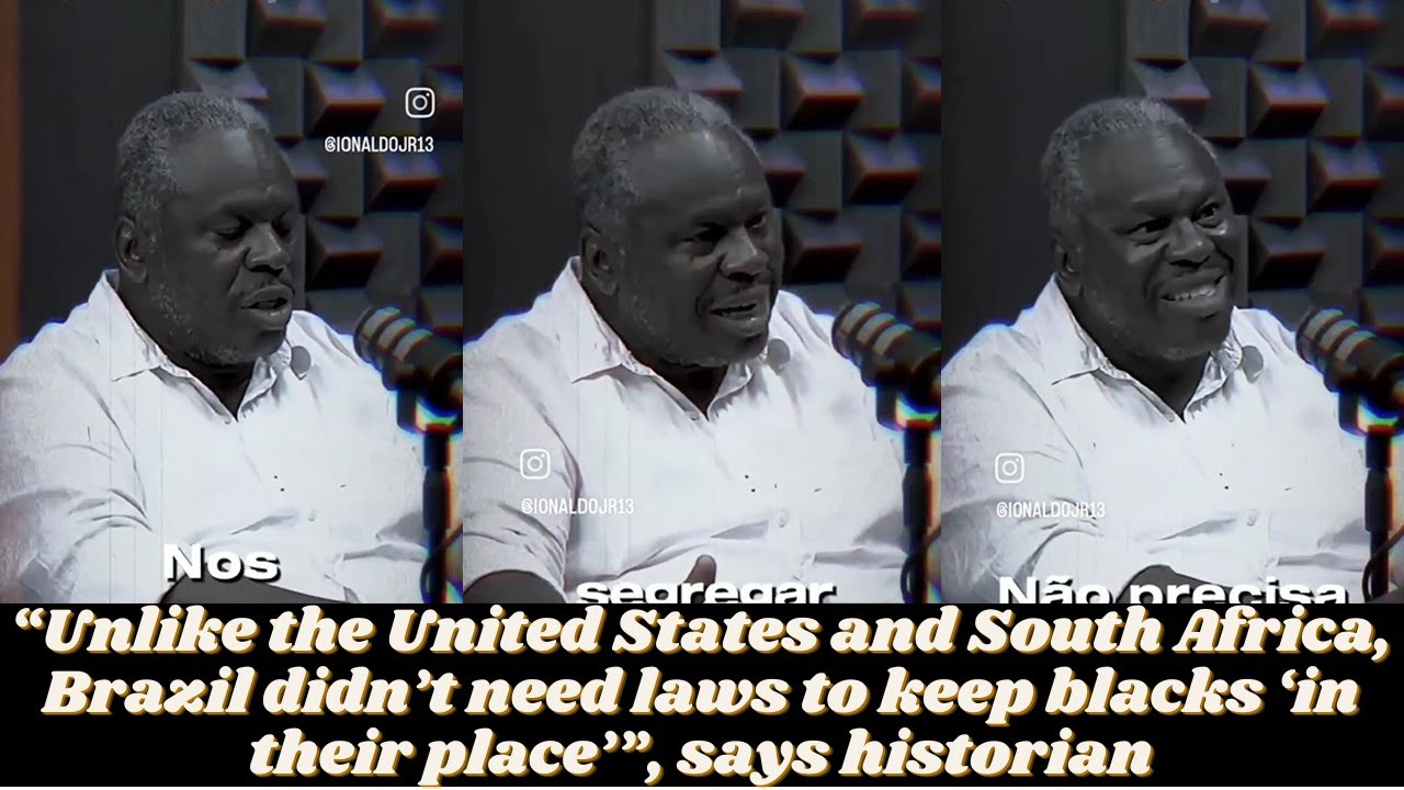 ⁣"Unlike the US or South Africa, Brazil doesn't need laws to keep blacks 'in their pla