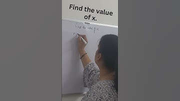 Find the value of x... #viralvideo#trending#viralmusic#mathstricks#education#ytpost#ytshorts#ytreels