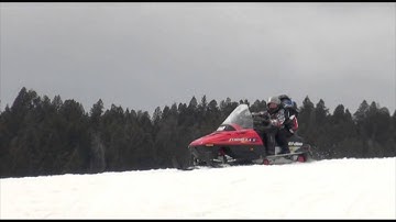 Snowmobiling on the Uinta-Wasatch-Cache National Forest in Utah