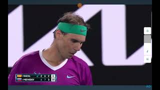 Rafael Nadal vs Denil Medvedev 2022 final Australian open