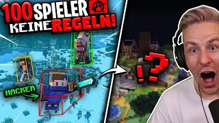 ES ist UNGLAUBLICH was 100 SPIELER (mit HACKS!!) und OHNE Regeln in EINER WOCHE gemacht haben!