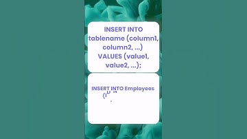 Insert Query in SQL | SQL Insert Query | #shorts | #short | #shortvideo | #new