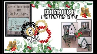 Farmhouse High End Decor for Cheap I Diy old Book I Diy old Stool I RaeDunn Birdhouse Diy I High End