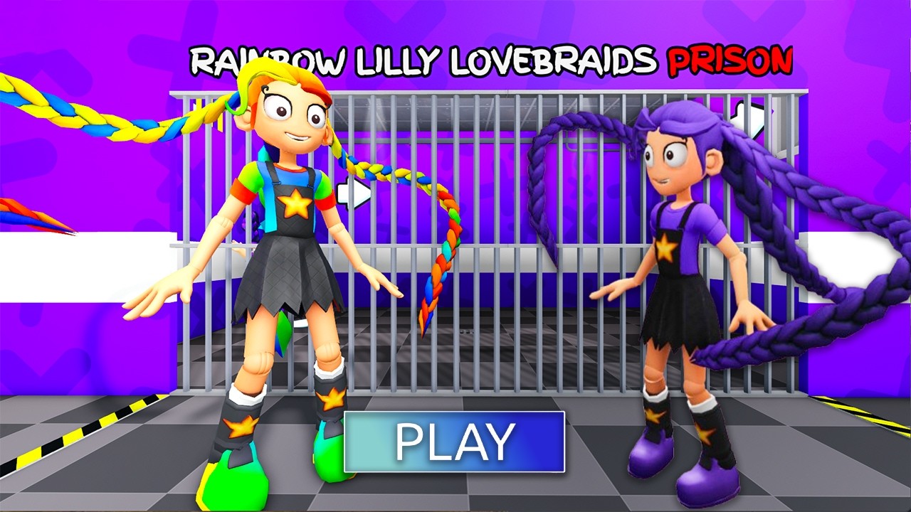 RAINBOW LILLY LOVEBRAIDS Vs LILY LOVEBRAIDS Roblox Walkthrough Obby 