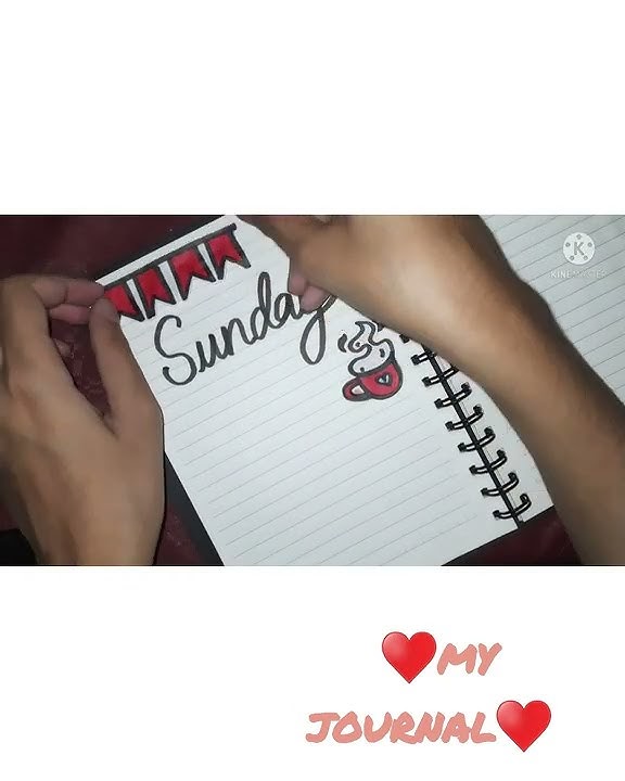 sunday journal💫 #journal #diary #new #shorts #art #entertainment #cute #sunday #araland