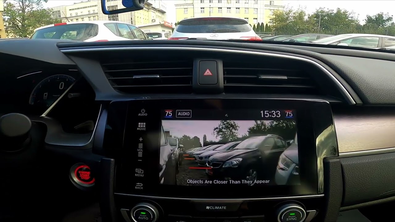 How to Enter Side Camera in Honda Civic X ( 2017 - 2021 ) | Check Car Surroundings