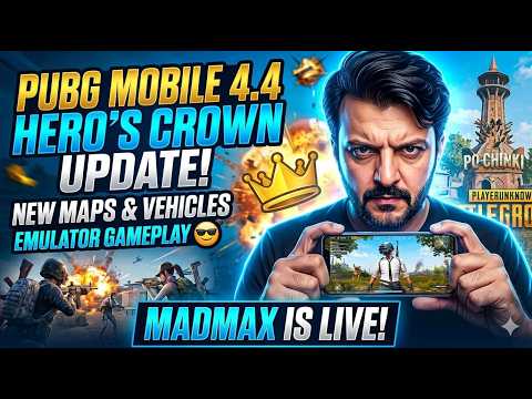 MAD MAX X' is Live ➤ || PubgMobile 4.4 Hero's Crown  || Ultra HD 120 FPS || MMX333