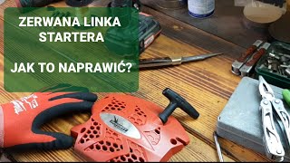 Jak naprawić uszkodzony starter (szarpak) piły łańcuchowej. by YACH WORKSHOP 1,565 views 9 months ago 14 minutes, 2 seconds