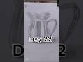 Day 22 | 90 days learning of art challenge #shorts