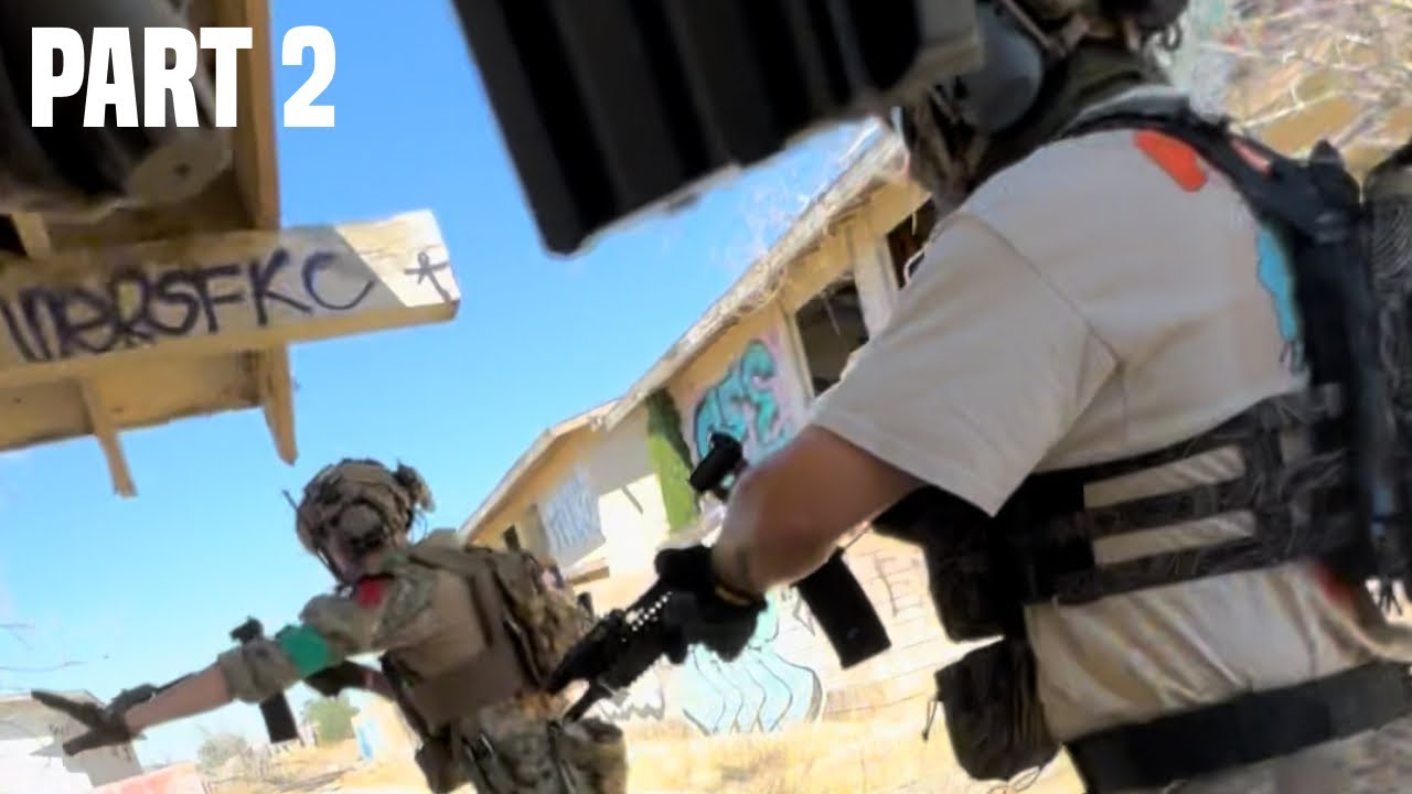 Airsoft MILSIM Body Cam Part 2, at Abandoned Air Base! Operation Lion Claws 2024