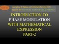 Mathematical Expressions of Phase Modulation-Part 2 | COM SYS | R K Classes | Hindi | Lec 66 |